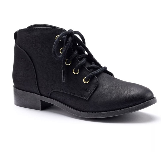 Candie's Shoes - Candie’s Lace-Up Ankle Boots